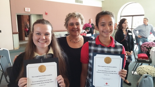 Winners of the American Red Cross  Writing Contest