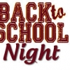 Back to School Night ~ Monday, August 19