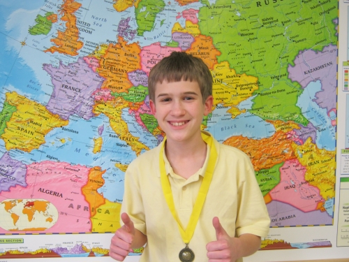 Stechshulte wins Geography Bee