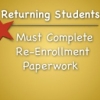 Re-enrollment Forms Due March 27