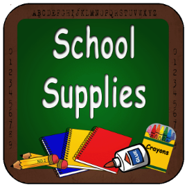 2015-2016 School Supplies List